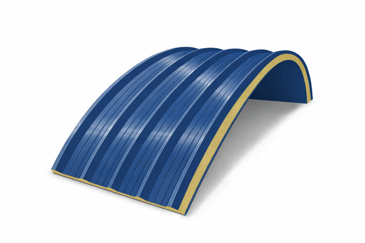 Горизонтальные угловые сэндвич-панели